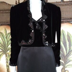 Anthony Vask nwt velvet/satin gown